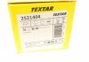 Комплект тормозных колодок, дисковый тормоз TEXTAR 2521404 (фото 15)