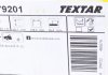 Комплект гальмівних колодок, дискове гальмо TEXTAR 2579201 (фото 7)