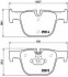 Комплект гальмівних колодок, дискове гальмо BREMBO P06072 (фото 1)