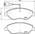 Комплект гальмівних колодок, дискове гальмо BREMBO P23145 (фото 1)