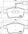 Комплект гальмівних колодок, дискове гальмо BREMBO P23132 (фото 1)