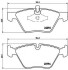 Комплект гальмівних колодок, дискове гальмо BREMBO P06040 (фото 1)