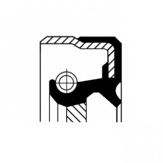 Кільце ущільнювача, роздавальна коробка CORTECO 01036282B (фото 1)
