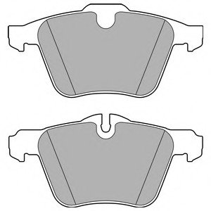 Комплект гальмівних колодок, дискове гальмо Delphi LP2766