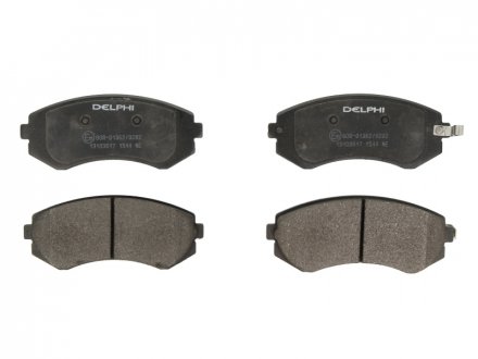Комплект гальмівних колодок, дискове гальмо Delphi LP1544 (фото 1)