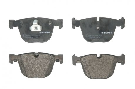 Комплект тормозных колодок, дисковый тормоз Delphi LP1793