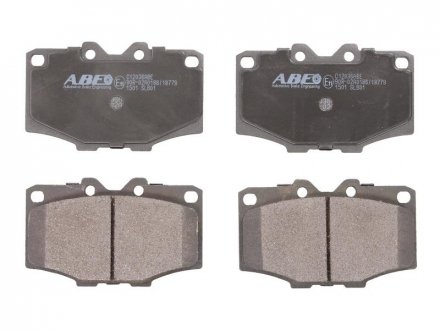 Комплект гальмівних колодок, дискове гальмо ABE C12036ABE (фото 1)