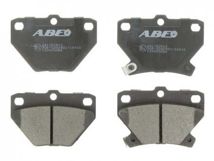 Комплект гальмівних колодок, дискове гальмо ABE C22020ABE (фото 1)