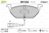 Комплект тормозных колодок, дисковый тормоз Valeo 301332 (фото 1)