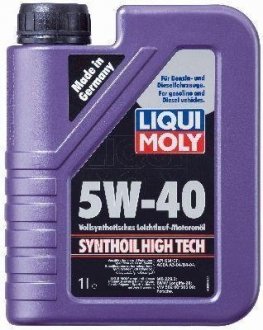 OLEJ 5W40 1L SYNTETYCZNY LIQUI MOLY 1855