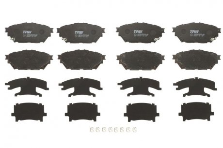 Комплект гальмівних колодок, дискове гальмо TRW GDB3611