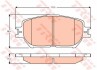 Комплект гальмівних колодок, дискове гальмо TRW GDB3628 (фото 1)