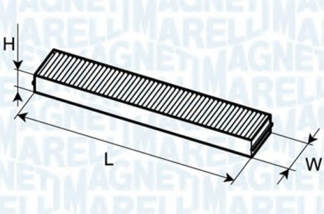 FILTR POWIETRZA KABINOWY FORD VW MAGNETI MARELLI BCF113