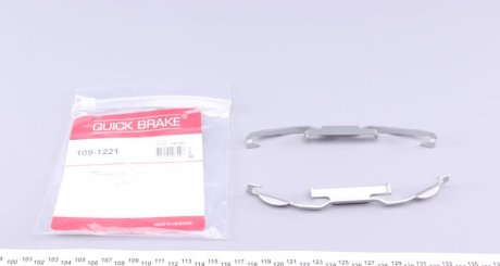 Монтажный комплект дисковых колодок QUICK BRAKE 1091221