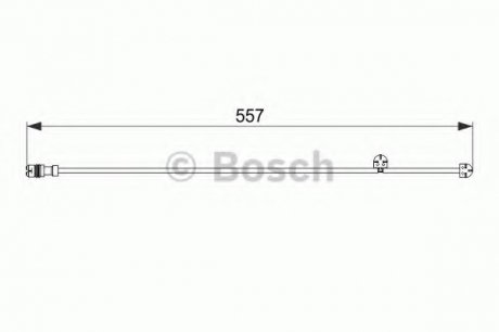 Сигнализатор, износ тормозных колодок BOSCH 1987474555