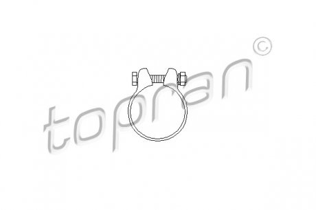 Соединительные элементы, система выпуска TOPRAN TOPRAN / HANS PRIES 103024