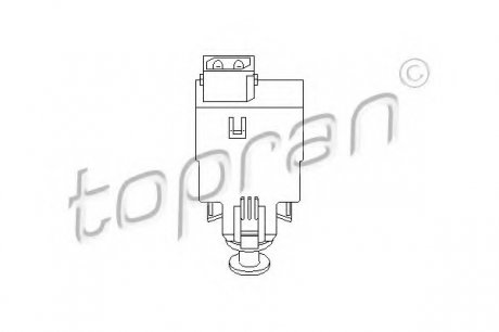 Выключатель, привод сцепления (Tempomat) TOPRAN / HANS PRIES 500500 (фото 1)
