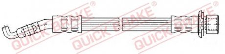 Przewєd ham./TYг/ TOYOTA AVENSIS 03- QUICK BRAKE 50065 (фото 1)