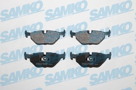 Klocki ham. BMW 3 E36 ty│ (123.1x44.9x17) SAMKO 5SP463