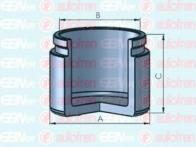 Поршень, корпус скобы тормоза SEINSA AUTOFREN D025454 (фото 1)