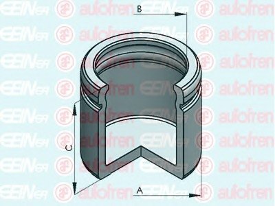 Поршень, корпус скобы тормоза SEINSA AUTOFREN D025548 (фото 1)