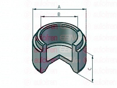 Поршень, корпус скобы тормоза SEINSA AUTOFREN D025519