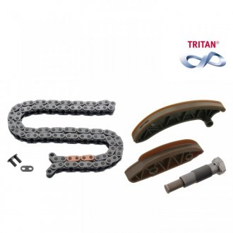 К-т приводу ГРМ MERCEDES "OM651" (->30953266 "4 in1) "10>> TRITAN® + замок Febi ="" FEBI BILSTEIN 49210