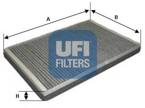 Фільтр, повітря у внутрішньому просторі UFI 5417400 (фото 1)