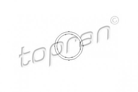 Прокладка, фланец охлаждающей жидкости TOPRAN TOPRAN / HANS PRIES 100721