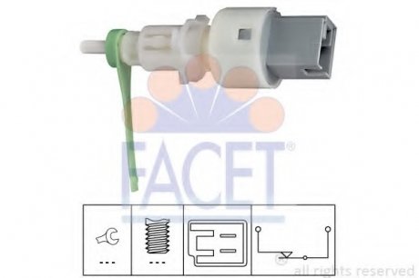 Выключатель, привод сцепления (Tempomat) FACET 71159 (фото 1)