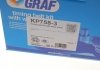 Водяний насос + комплект зубчастого ременя GRAF KP7583 (фото 7)