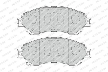 Дисковые тормозные колодки, комплект FERODO FDB4884 (фото 1)