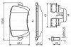 Гальмівні колодки дискові BOSCH 0986494731 (фото 1)