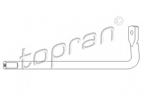 Натяжна планка, полікліновий ремінь TOPRAN TOPRAN / HANS PRIES 109741