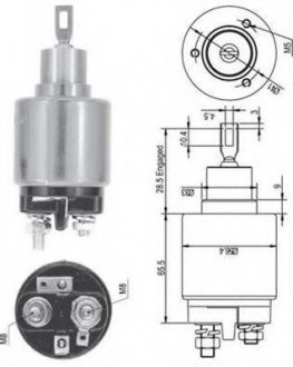 Тягове реле, стартер MAGNETI MARELLI 940113050127