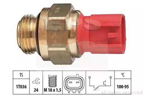 Термовыключатель вентилятора радиатора EPS 1850186