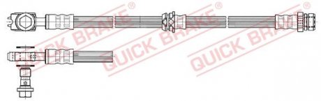 Przewєd ham./PRZ/ VW PASSAT 05- QUICK BRAKE 50832X (фото 1)