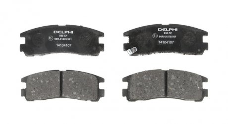 Дисковые тормозные колодки, комплект Delphi LP0955