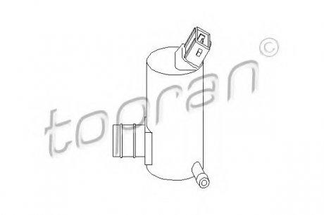 Водяний насос, система очищення вікон TOPRAN / HANS PRIES 300634 (фото 1)