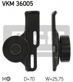 Натяжний ролик, полікліновий ремінь SKF VKM36005 (фото 1)