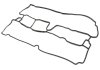 Прокладка, кришка головки циліндра GA 2052 STARLINE GA2052 (фото 2)