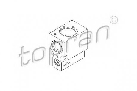 Розширювальний клапан, кондиціонер TOPRAN / HANS PRIES 108924 (фото 1)
