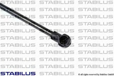 Газовая пружина, крышка багажник STABILUS 0712PK