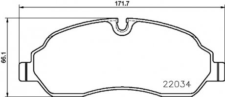 Klocki ham. TRANSIT 13- bliЯniaki BREMBO P24171