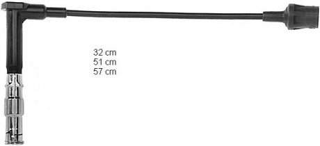 Комплект кабелей высоковольтных CHAMPION CLS252 (фото 1)