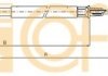 Трос, стояночная тормозная система COFLE 107625 (фото 1)