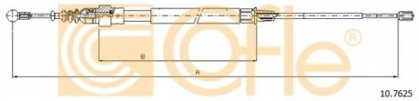 Трос, стоянкова гальмівна система COFLE 107625