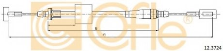 Трос, стояночная тормозная система COFLE 123724 (фото 1)