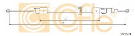 Трос, стоянкова гальмівна система COFLE 109593 (фото 1)