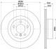 Диск гальмівний зад. BMW X3 (F25), X4 (F26) 2.0D-3.0 10- PAGID 8DD 355 129-811 HELLA 8DD355129811 (фото 1)